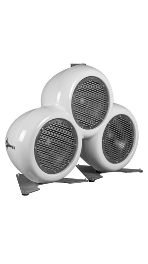 [ALTANO - White Marine 3x12” Acoustic suspension subwoofer  with protection grill] ALTANO 18.1