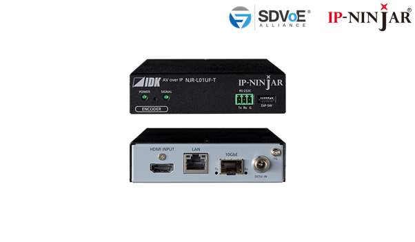 NJR-L01UF-T, 4K@60 HDMI Encoder Fiber model (SFP+ module sold separately)