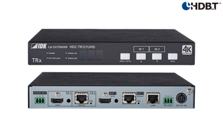 [HDC-TR121UHD - 4K@60 HDBaseT Transceiver with 2 Inputs & 2 Outputs] HDC-TR121UHD - 4K@60 HDBaseT Transceiver with 2 Inputs & 2 Outputs