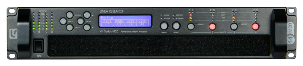 44M10 Dante 4ch Touring Amplifier 2500w